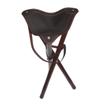 Banco tripe couro 70cm